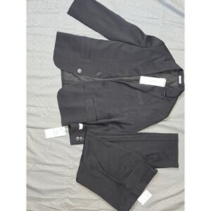 NWT Calvin Klein Kids Black‎ 2 Piece Suit Set Jacket Pants Size 8